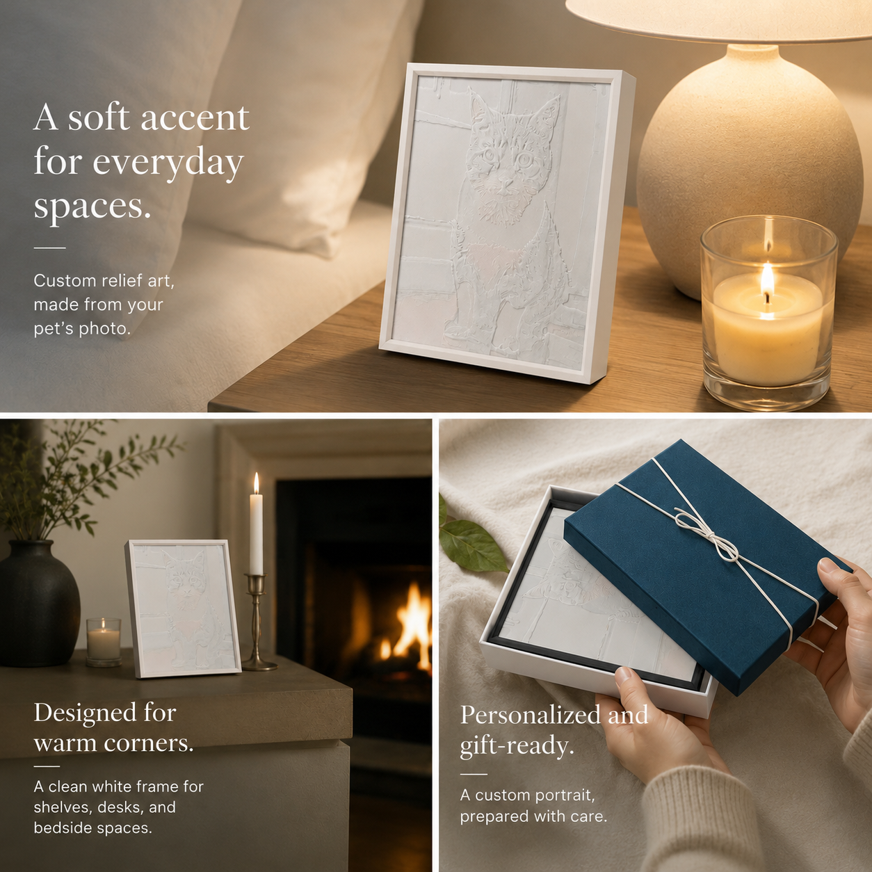 Turn their photo into soft relief art
